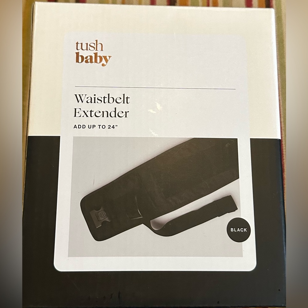 TushBaby Black Waistbelt Extender